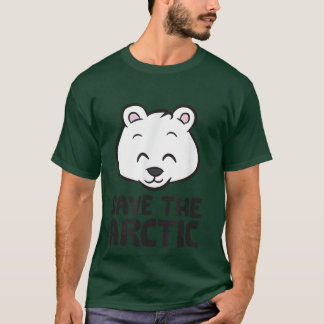 Camiseta Salve O Árctico Global Aquecendo A Pola Climática