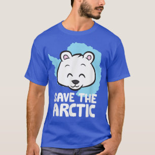 Camiseta Salve O Árctico Global Aquecendo A Pola Climática