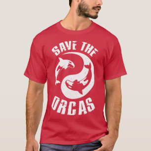 Camiseta Salve o assassino Orca do Mar de Baleia Panda Dive