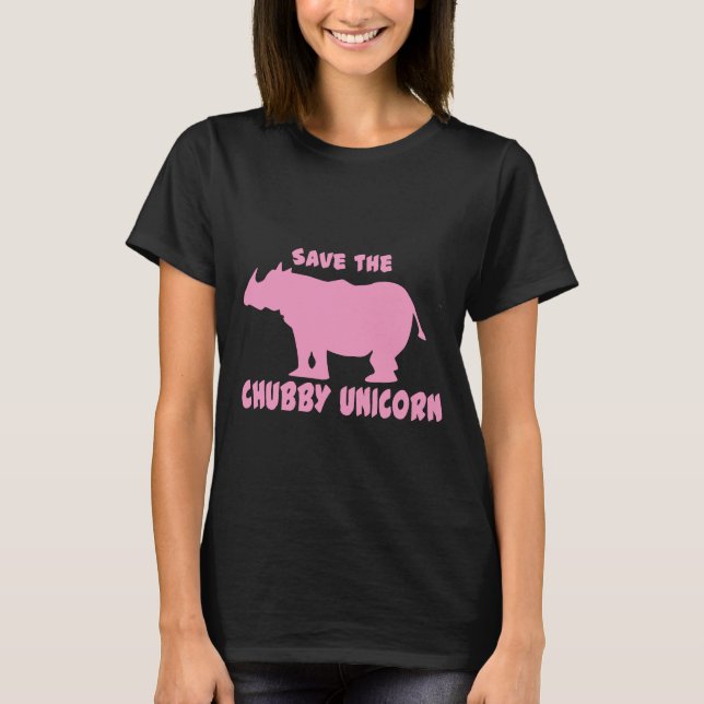 Camiseta Salve o Chubby Unicorn (Frente)