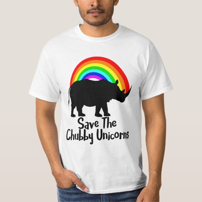Camiseta Salve O Chubby Unicorn (Frente)