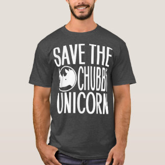 Camiseta Salve O Chubby Unicorn Rhino Lover & Gift