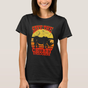 Camiseta Salve O Chubby Unicorns Retro I Vintage I Rhino 2