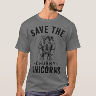 Camiseta Salve o Chubby Unicorns Rhino Lovers