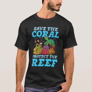 Camiseta Salve O Coral Proteja O Recife