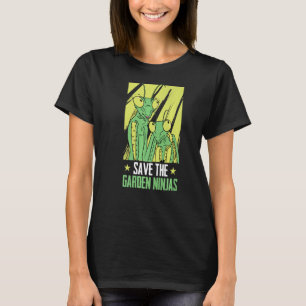 Camiseta Salve O Inseto Entomológico De Ninjas Jardim Rezan