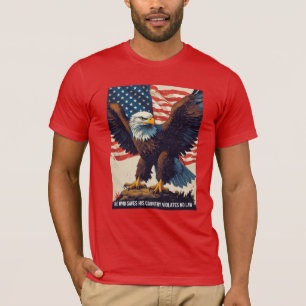 Camiseta Salve o MAGA Doge Patriótico da Lei Nacional