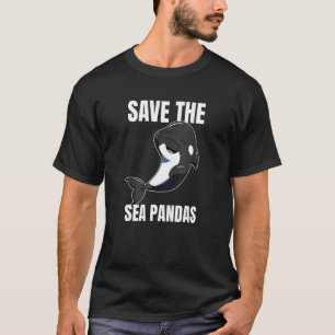 Camiseta Salve O Mar Pandas Orca Baleia
