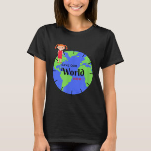 Camiseta Salve O Mundo Pequenas Lutas Por Ambientais