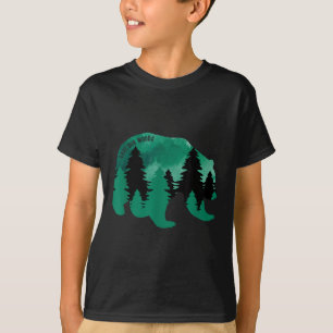 Camiseta Salve o nosso Urso de Proteção Ambiental das Flore