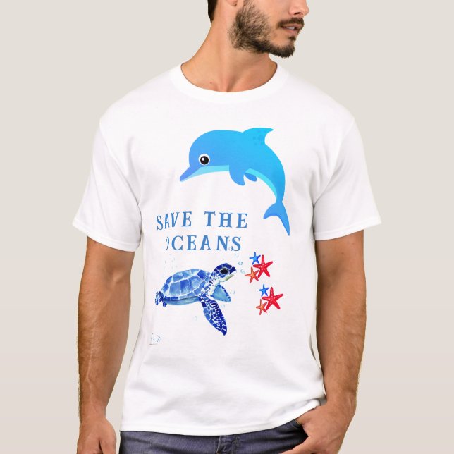 Camiseta Salve O Oceano (Frente)