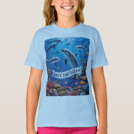 Camiseta Salve o oceano para o futuro