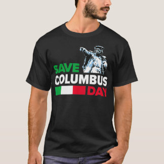 Camiseta Salve o Orgulho Italiano do Dia de Colombo