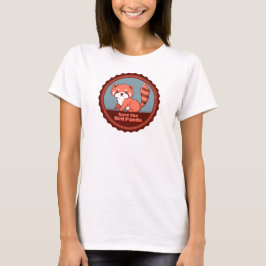 Camiseta Salve o Panda Vermelho