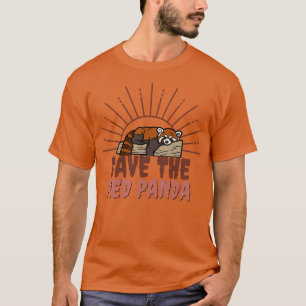 Camiseta Salve O Panda Vermelho Panda Vermelho Pantera