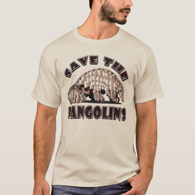Camiseta Salve O Pangolin (Frente)