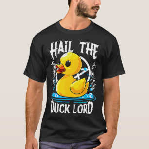 Camiseta Salve o Pato Lorde Pun Homens Mulheres Engraçado H