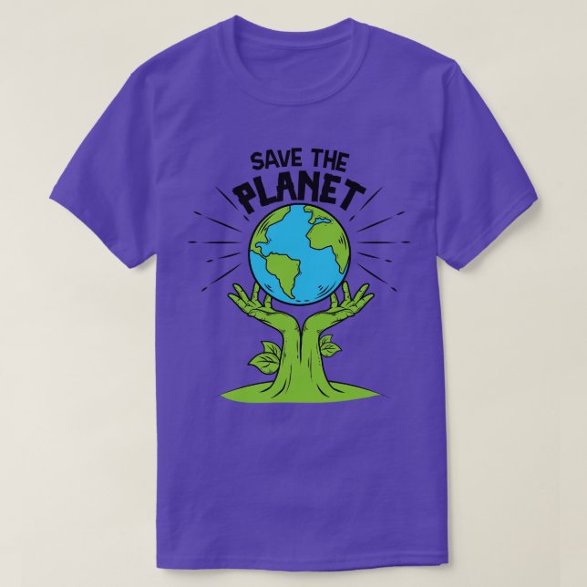 Camiseta Salve o planeta (Frente do Design)