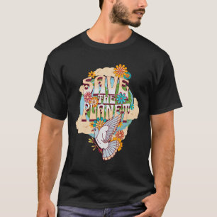Camiseta Salve O Planeta Dia Da Terra Mudanças Climáticas A