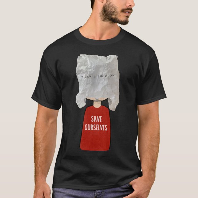 Camiseta Salve O Planeta - Sem Mais Plástico (Frente)