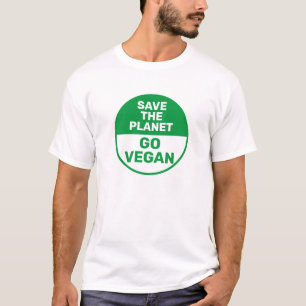 Camiseta Salve O Planeta Vai Vegan Protestar Mudanças Climá