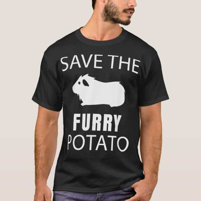 Camiseta Salve O Porco Da Montanha De Batata De Batata (Frente)