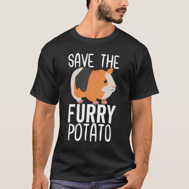 Camiseta Salve O Porco De Batata De Batata (Frente)