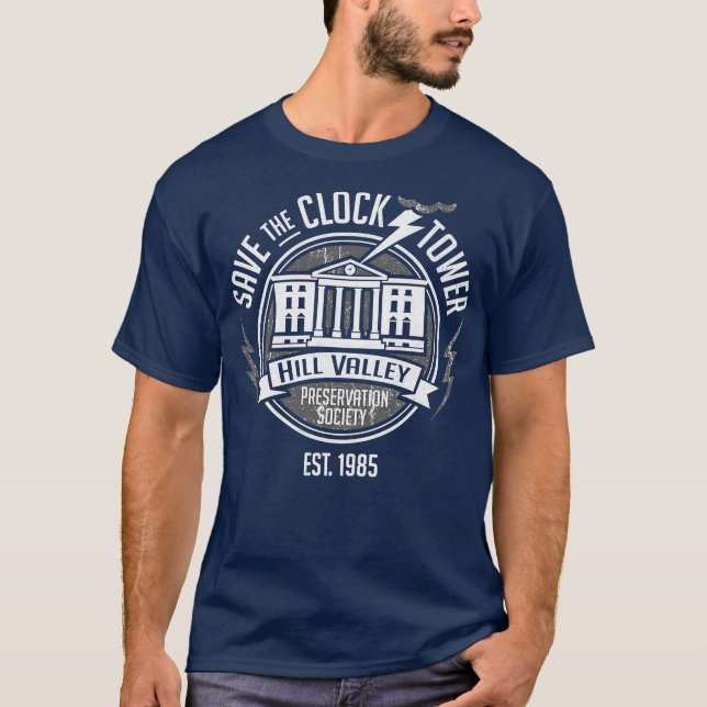 Camiseta Salve O T-Shirt Clássico Da Torre De Relógio (Frente)