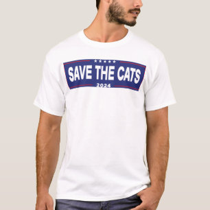 Camiseta Salve o T-Shirt de Gatos
