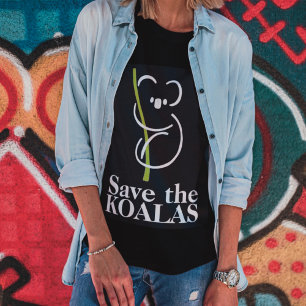 Camiseta Salve o T-Shirt de Koalas