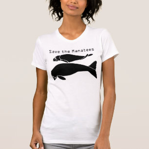 Camiseta Salve o T-Shirt dos Manatees