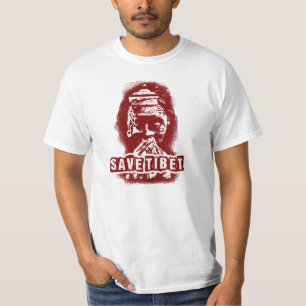 CAMISETA SALVE O TIBET~! BILHETE LIVRE!