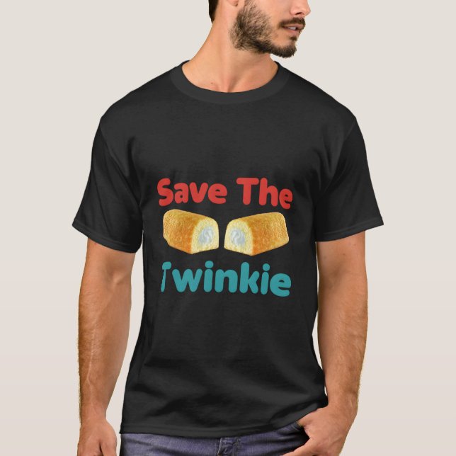 Camiseta Salve O Twinkie Engraçado (Frente)