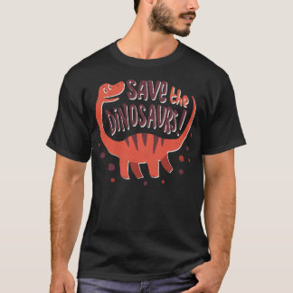 Camiseta Salve os dinossauros