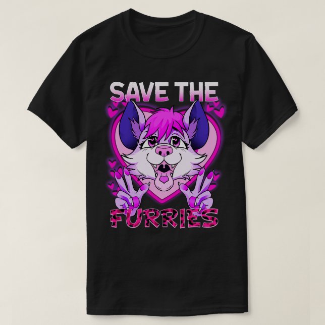 Camiseta Salve os Furries I Fandom Cosplay 6 (Frente do Design)
