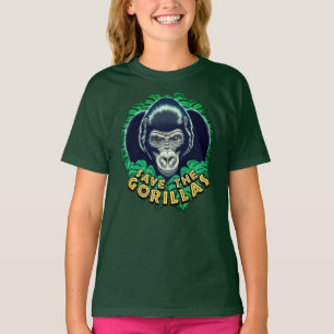 Camiseta Salve Os Gorilas - Cota De Consciência De Conserv