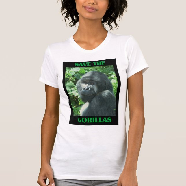 Camiseta Salve os Gorillas (Frente)