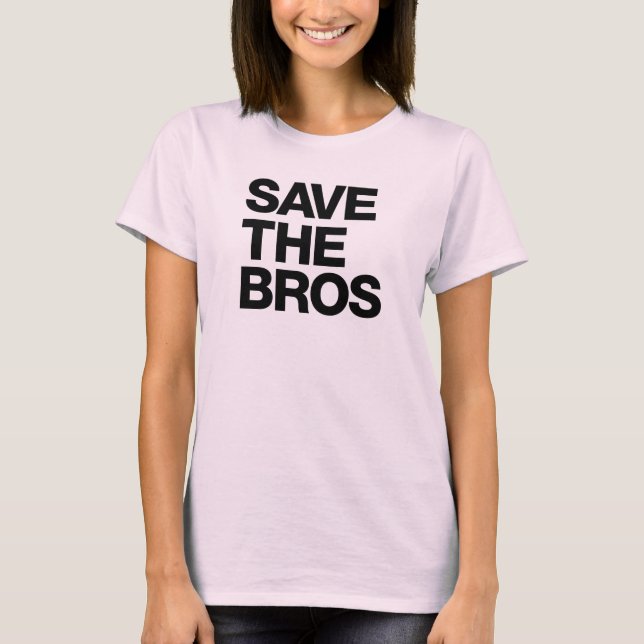 Camiseta Salve os Irmãos Orgânicos T - Branco (Frente)