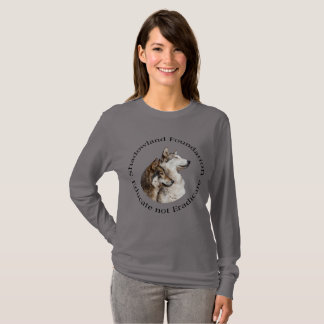 Camiseta Salve os Lobos de Leve Longa