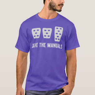 Camiseta Salve Os Manuais Manipulando O Carro De Desvio