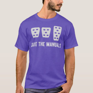 Camiseta Salve Os Manuais Manipulando O Carro De Desvio