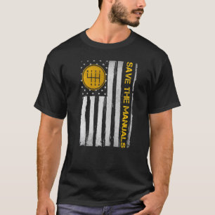 Camiseta Salve Os Manuais Transmissão Manual de 6 Velocidad