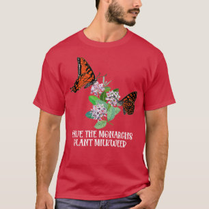 Camiseta Salve Os Monarcas Plantam LeiteBorboleta Monarca