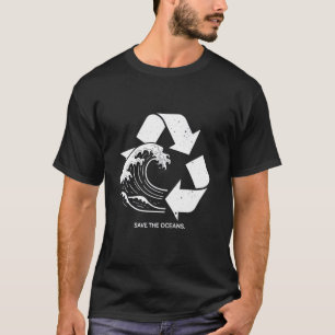 Camiseta Salve Os Oceanos Proteção Oceânica Amante Da Natur