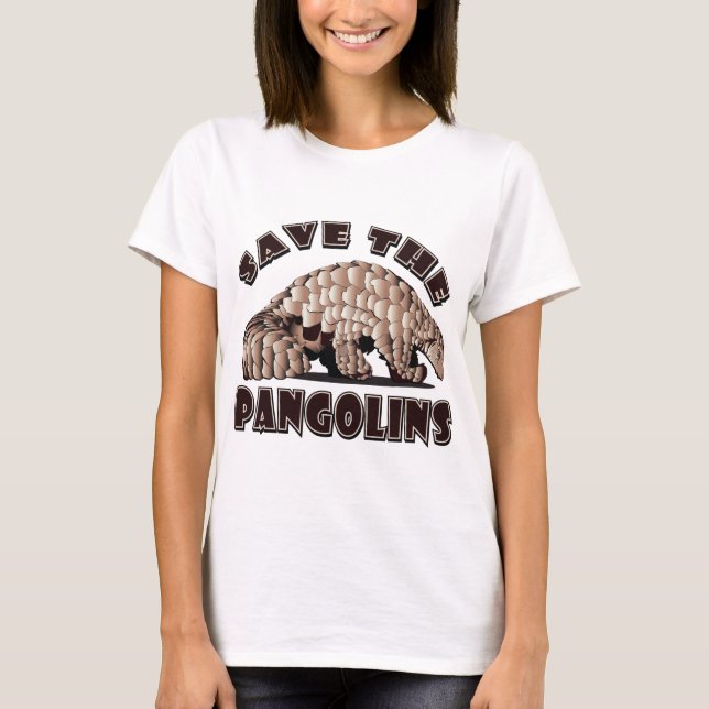 Camiseta Salve os Pangolins (Frente)