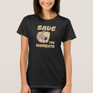 Camiseta Salve Os Wombats Impedem Incêndios Australianos