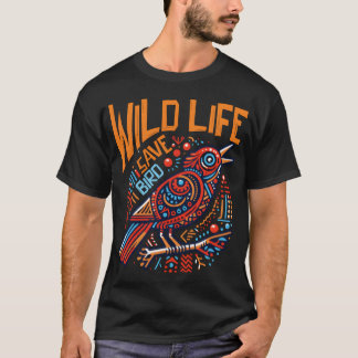 Camiseta Salve Pássaro no amigo da vida selvagem