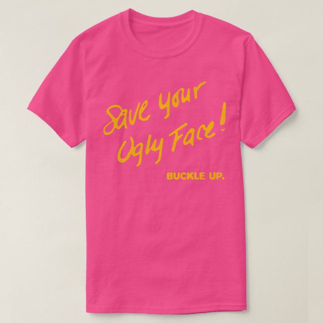 Camiseta Salve seu macho feio para cima (Frente do Design)