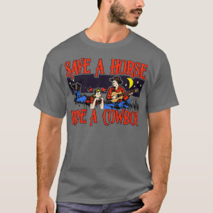 Camiseta Salve um Cavalo Ande um Cowboy
