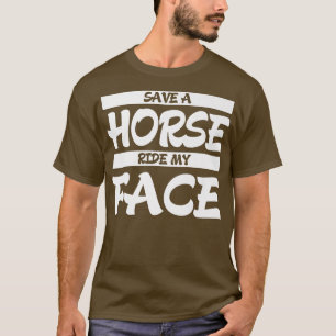 Camiseta Salve Um Cavalo Coloque Minha Cara